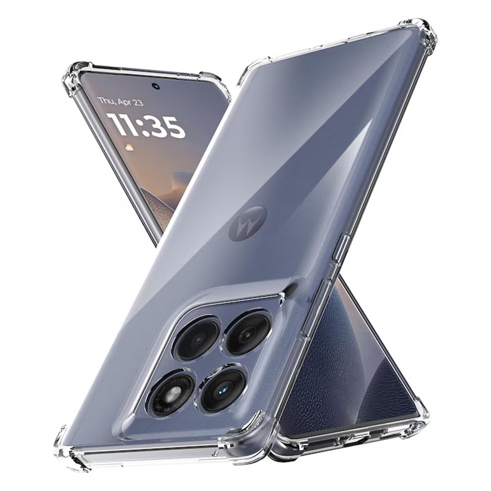 Husa pentru Motorola Edge 60 Fusion / Edge 60, Techsuit, Shockproof Clear, Transparenta