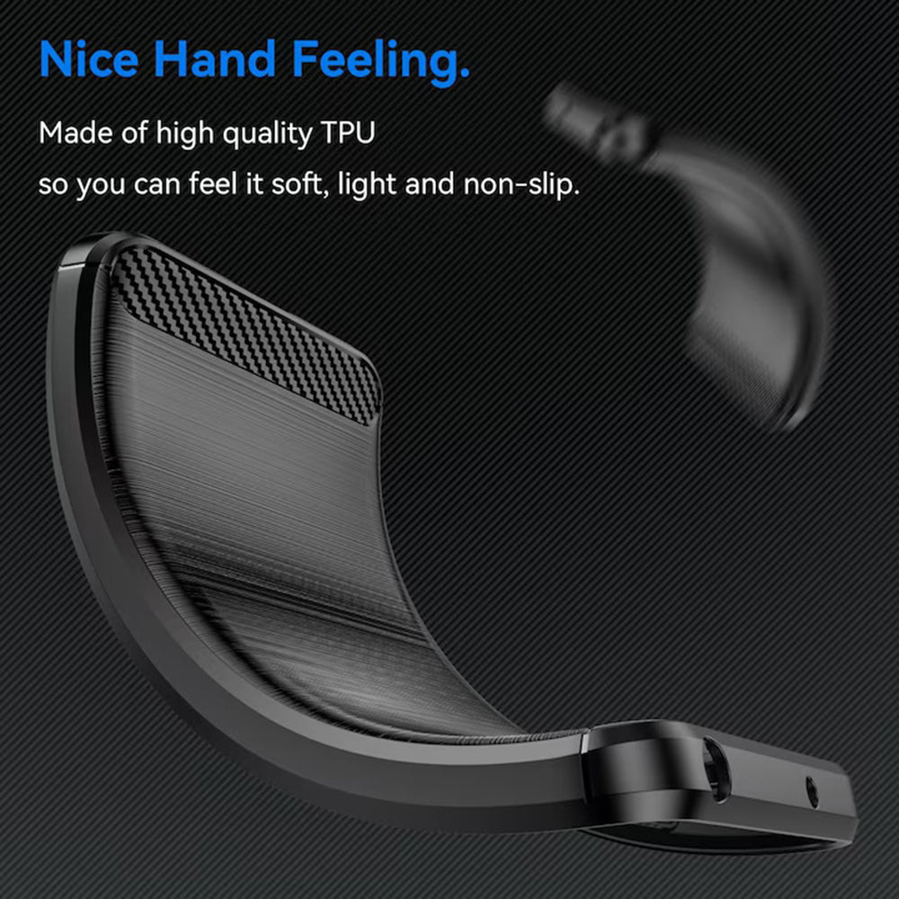 Husa pentru Motorola Edge 60 Neo / Edge 50 Neo, Techsuit, Carbon, Albastra