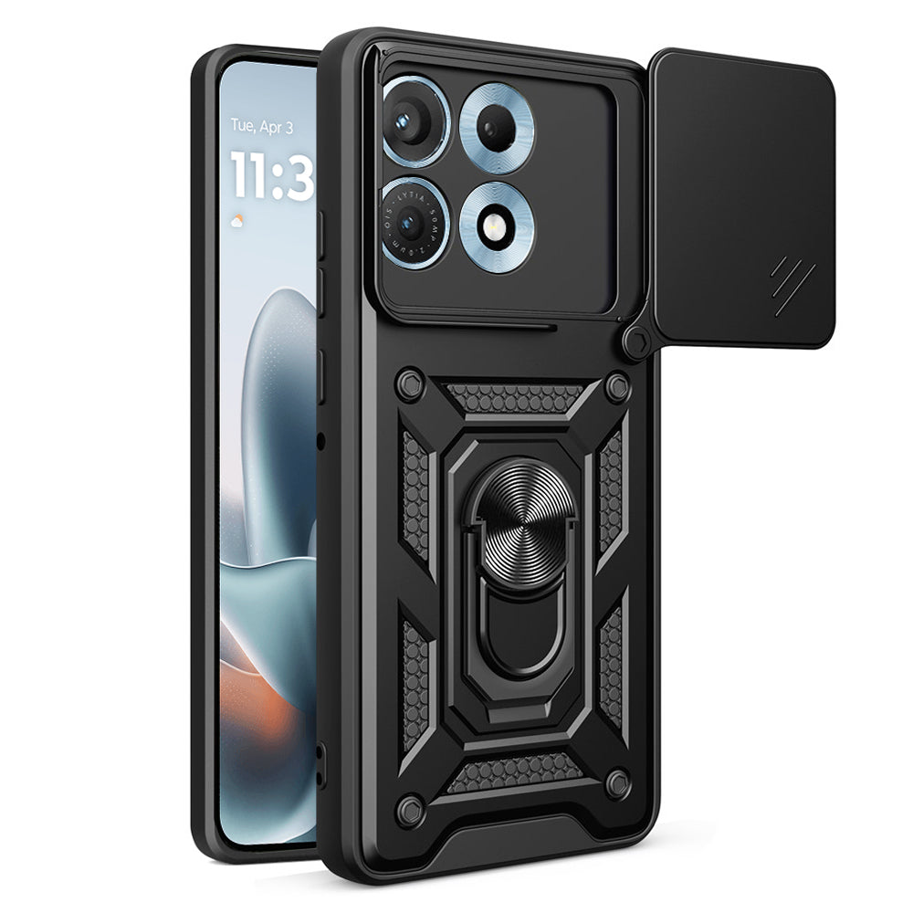 Husa pentru Motorola Edge 70 Max, Techsuit, CamShield, Neagra