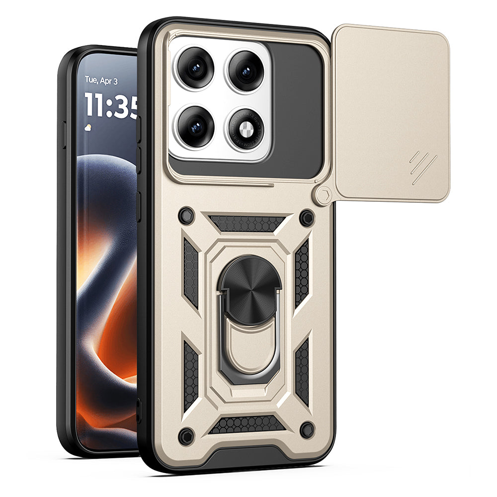 Husa pentru Motorola Edge 70 Pro, Techsuit, CamShield, Aurie