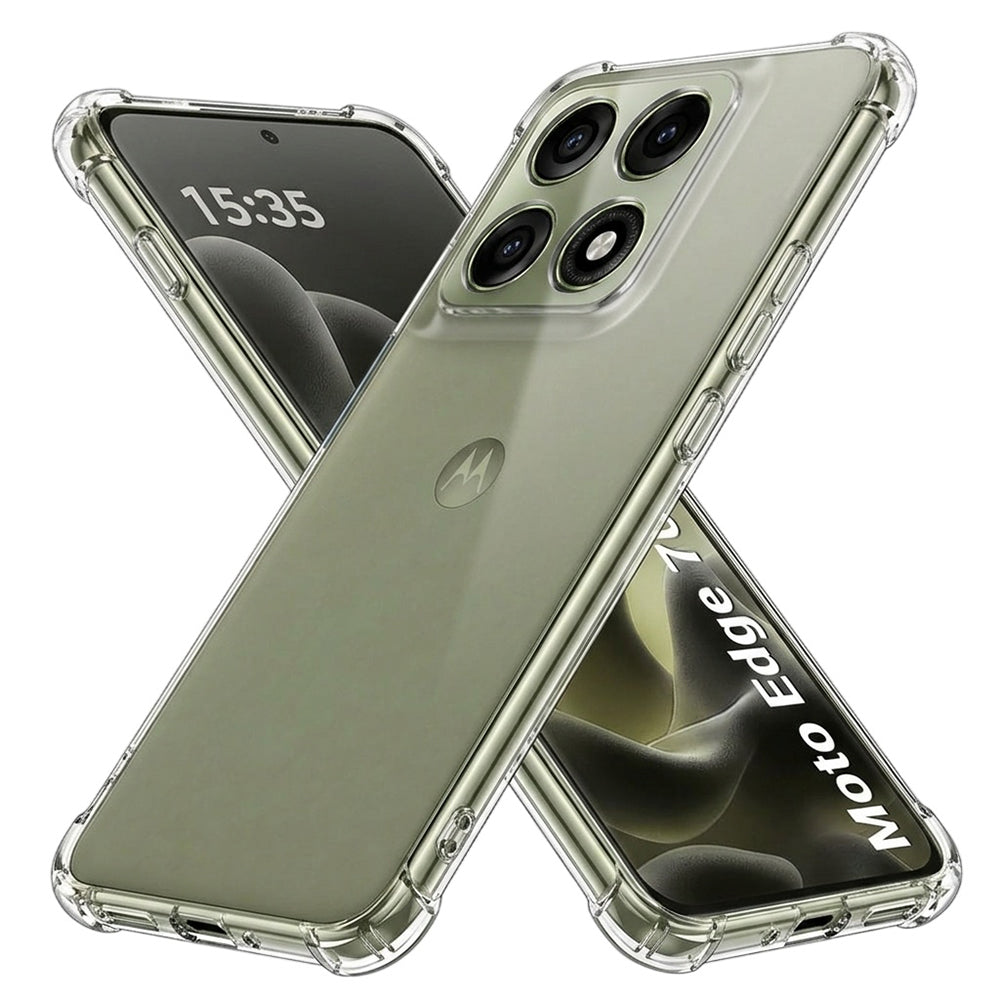 Husa pentru Motorola Edge 70 Pro, Techsuit, Shockproof Clear, Transparenta