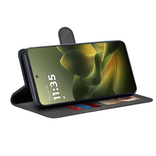 Husa pentru Motorola Edge 70, Techsuit, Diary Book, Neagra