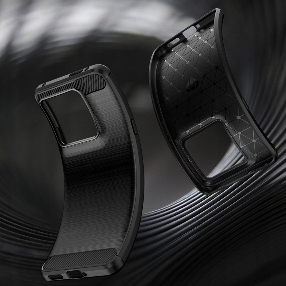 Husa pentru Motorola Edge 70 Ultra / Signature, Techsuit, Carbon, Neagra