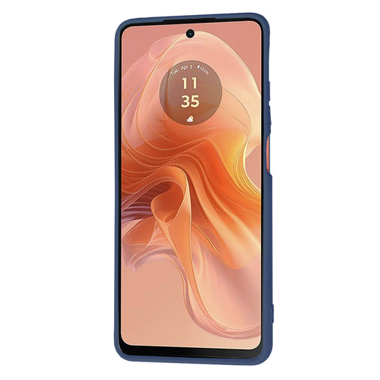 Husa pentru Motorola Moto G04s / E14 / G04, Techsuit, SoftFlex, Bleumarin