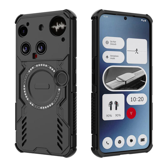 Husa MagSafe pentru Nothing Phone (3), Techsuit, ArmorMag, Neagra