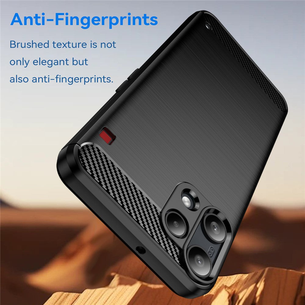 Husa pentru Nothing Phone (3a) Lite, Techsuit, Carbon, Neagra
