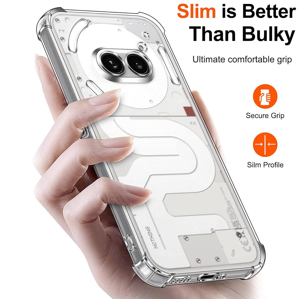 Husa pentru Nothing Phone (4a) Pro, Techsuit, Shockproof Clear, Transparenta