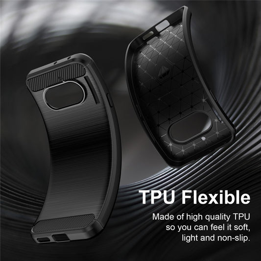 Husa pentru Nothing Phone (4a), Techsuit, Carbon, Neagra