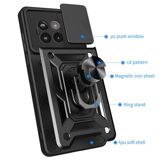 Husa pentru OnePlus 13R, Techsuit, CamShield, Albastra