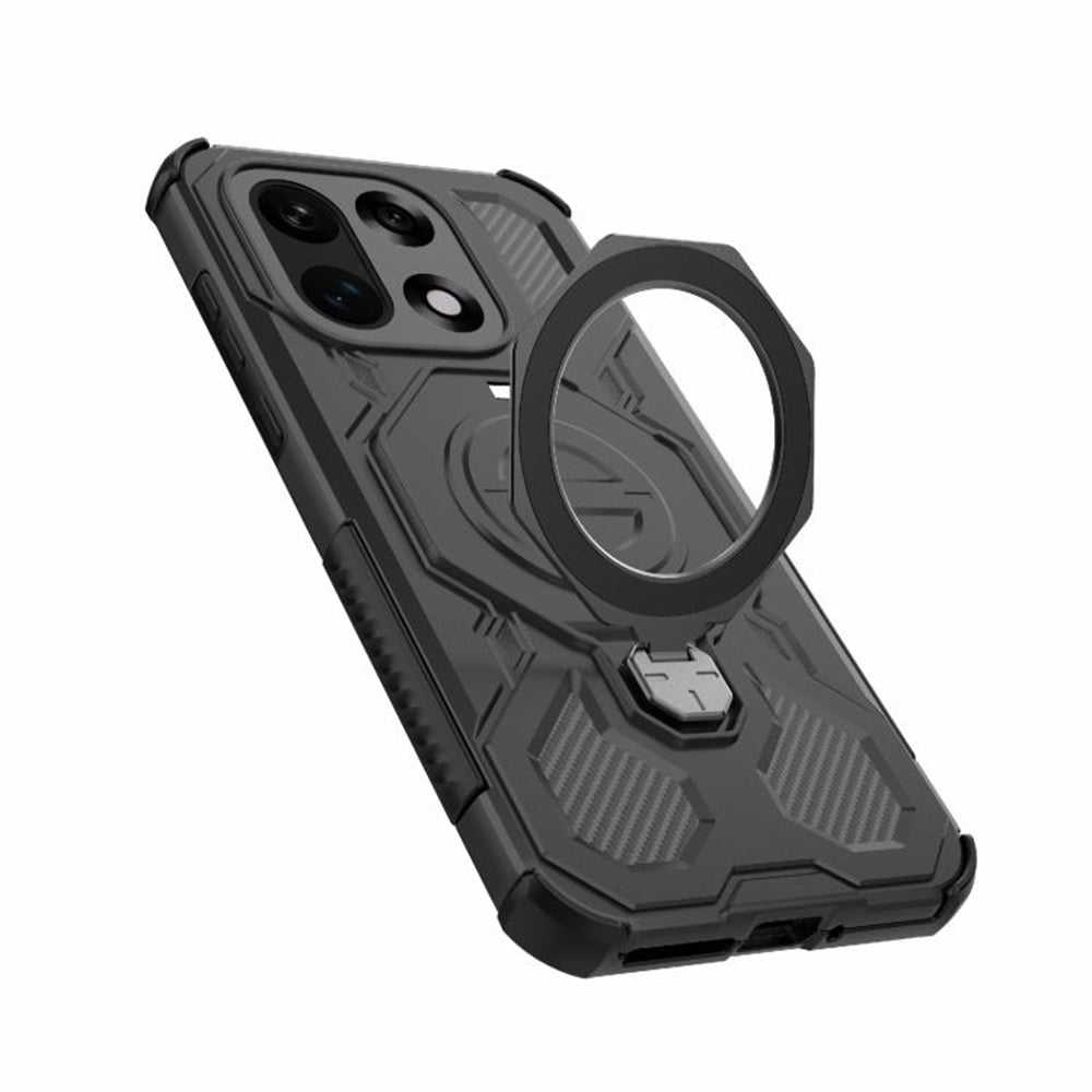 Husa pentru OnePlus 15, Techsuit, Carbon Shield Pro, Neagra