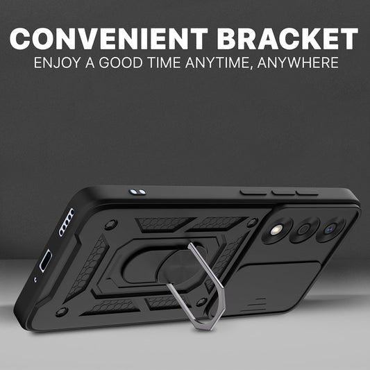 Husa pentru OnePlus Nord 5, Techsuit, CamShield, Neagra