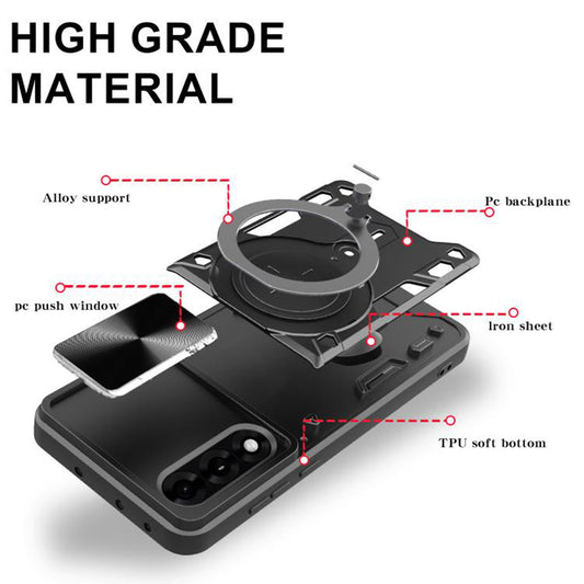 Husa pentru OnePlus Nord 5, Techsuit, CamGuard Pro, Neagra