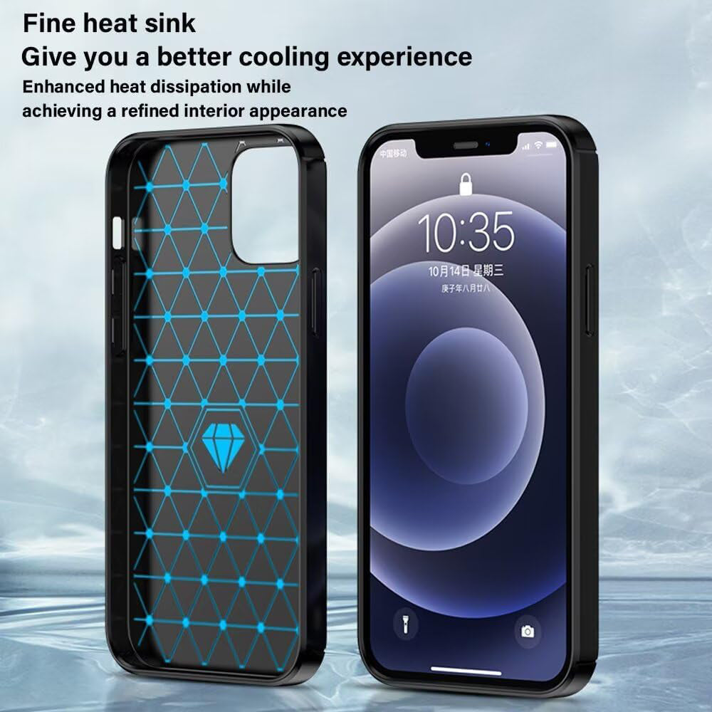 Husa pentru Oppo A6 4G, Techsuit, Carbon, Neagra