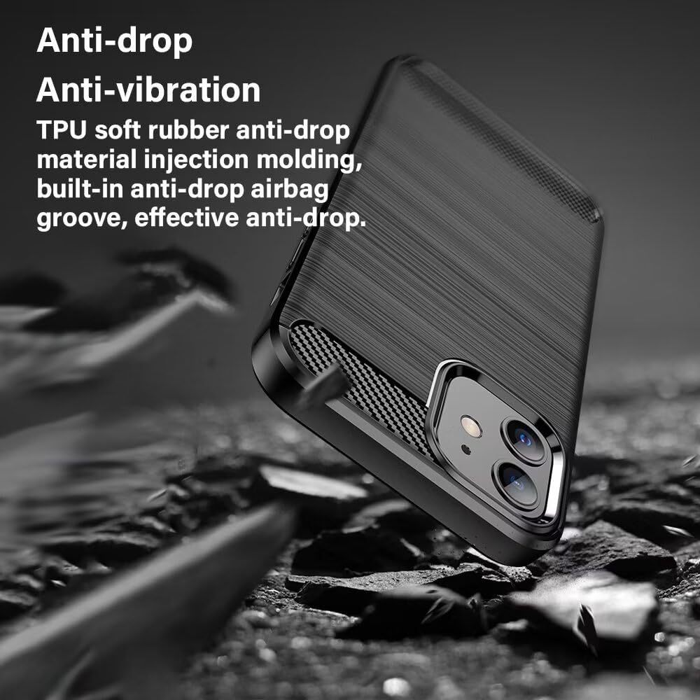Husa pentru Oppo A6 4G, Techsuit, Carbon, Neagra