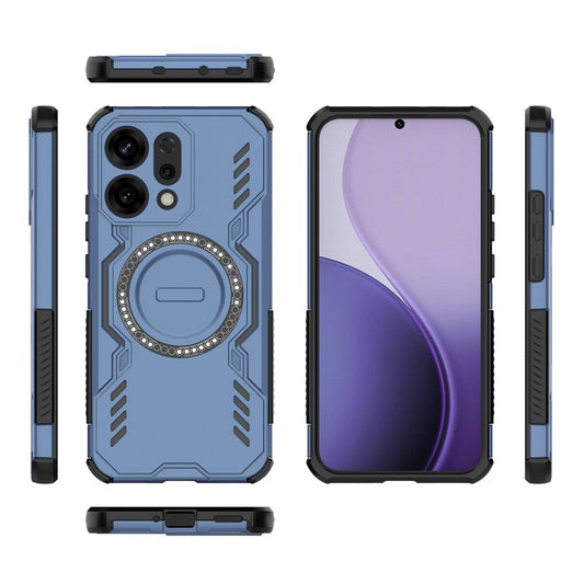 Husa MagSafe pentru Oppo A6 Pro 5G / A6 Pro 4G, Techsuit, ArmorMag, Albastra