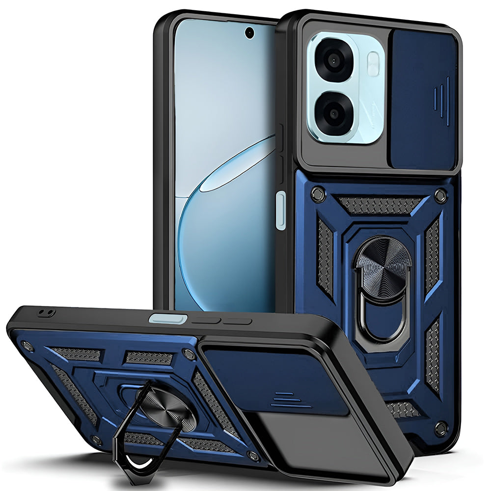 Husa pentru Oppo A6k 4G / A6x 4G / A6x, Techsuit, CamShield, Albastra