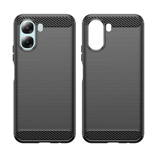 Husa pentru Oppo A6x 4G / A6x, Techsuit, Carbon, Neagra