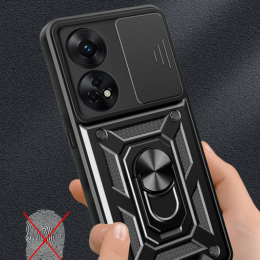 Husa pentru Oppo A98, Techsuit, CamShield, Neagra