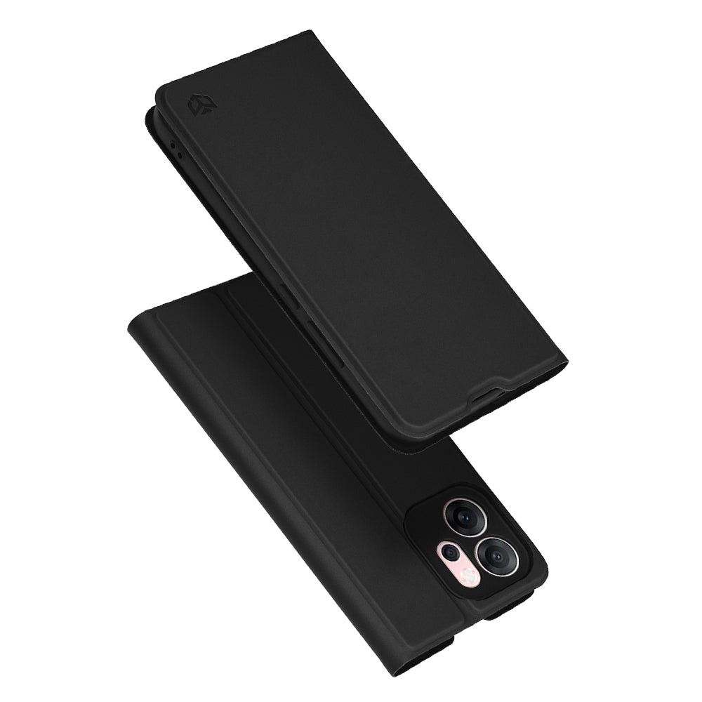 Husa pentru Oppo Reno14 FS 5G / Reno14 F, Techsuit, Magskin Book, Neagra