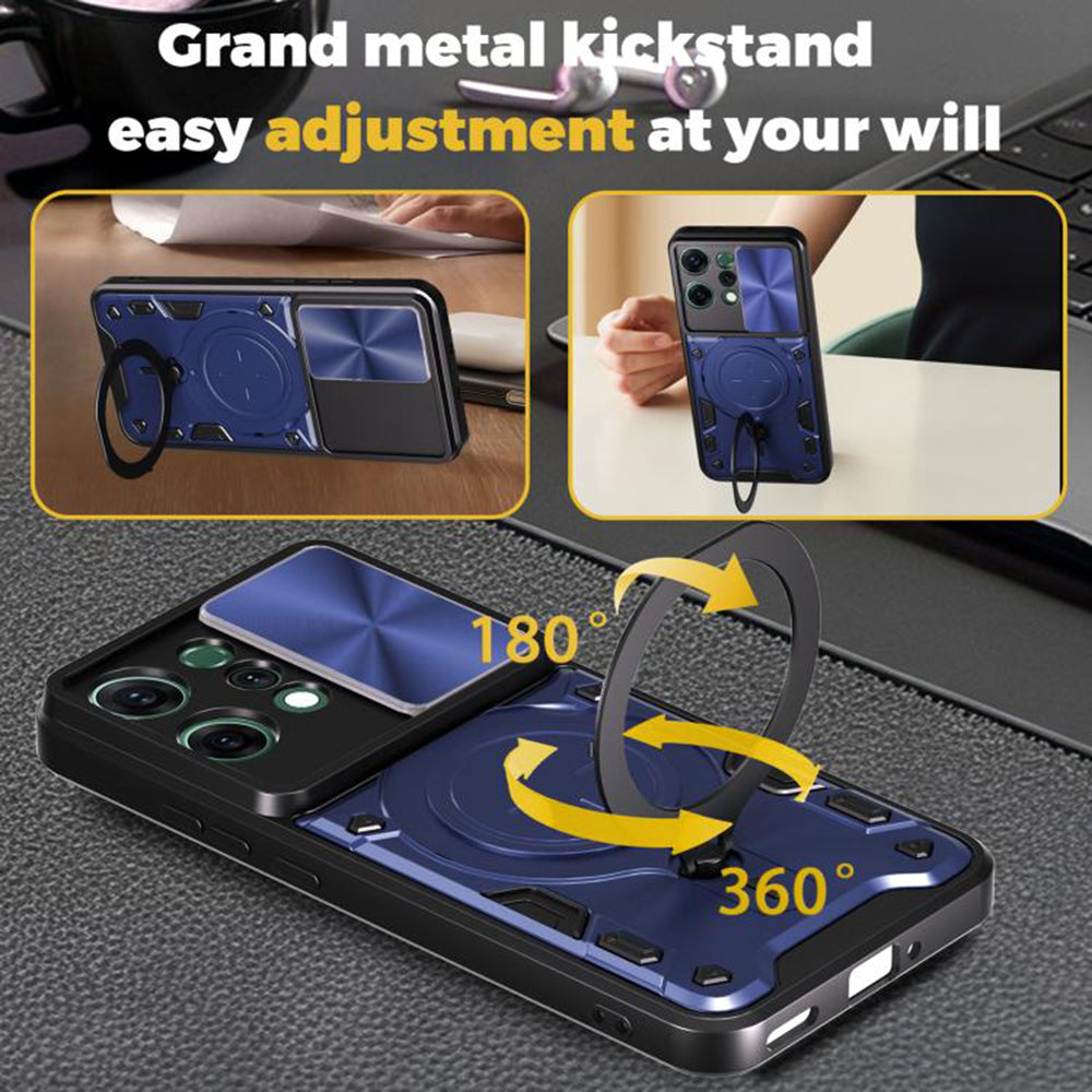 Husa pentru Oppo Reno14, Techsuit, CamGuard Pro, Neagra