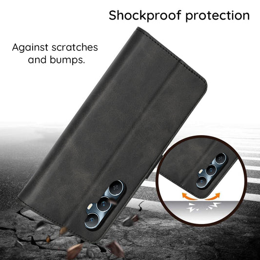 Husa pentru Oppo Reno16 F / Reno16 FS, Techsuit, Diary Book, Neagra