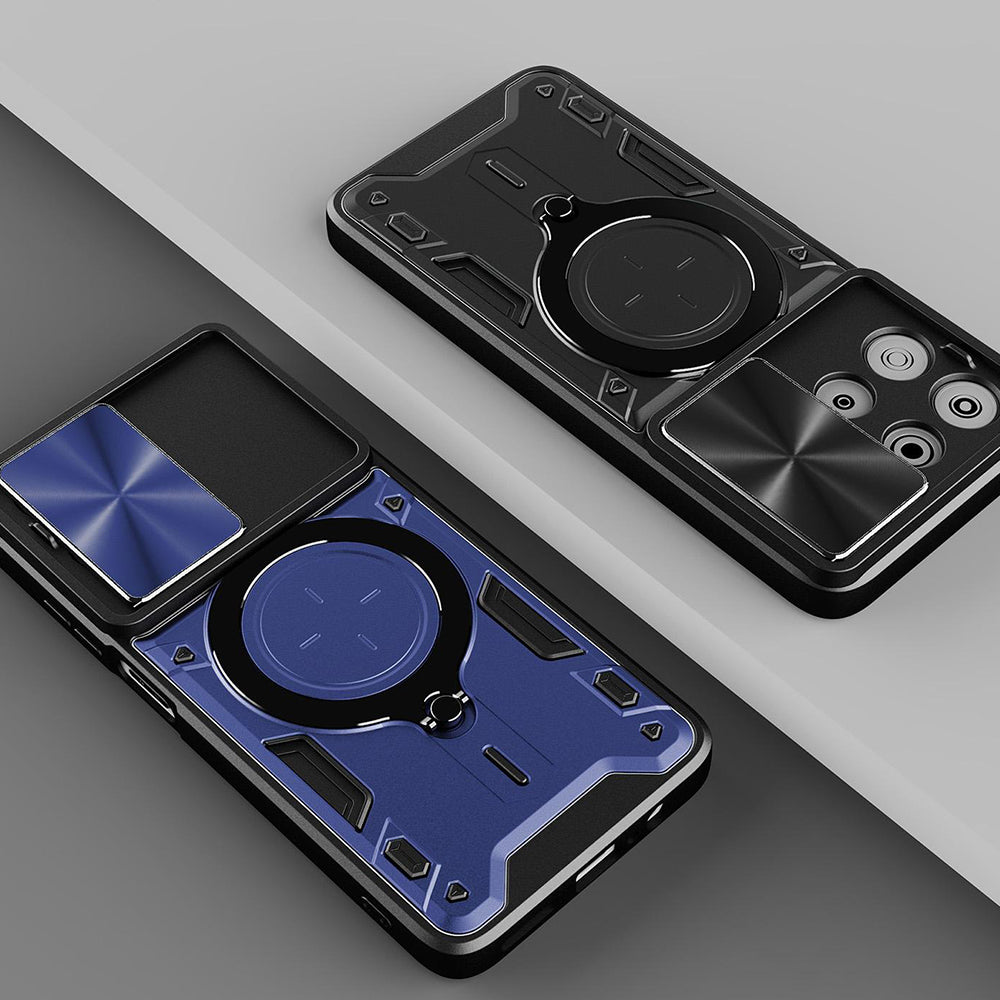 Husa pentru Oppo Reno16 / Reno16 Pro, Techsuit, CamGuard Pro, Albastra