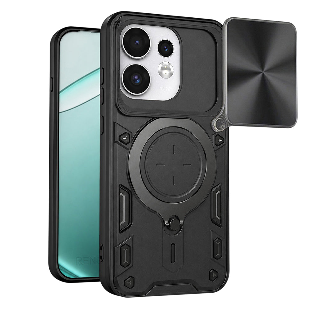 Husa pentru Oppo Reno16 / Reno16 Pro, Techsuit, CamGuard Pro, Neagra