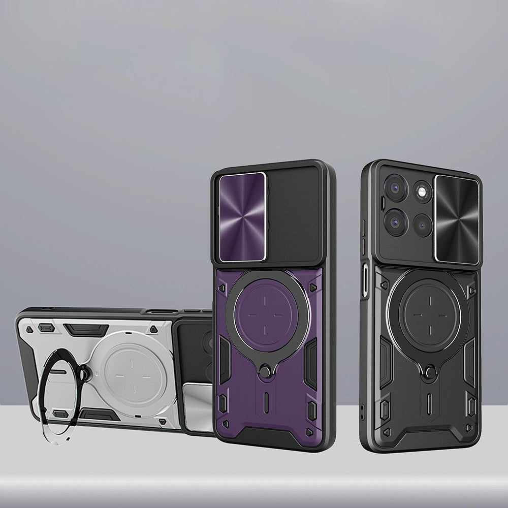 Husa pentru Oppo Reno16 / Reno16 Pro, Techsuit, CamGuard Pro, Neagra