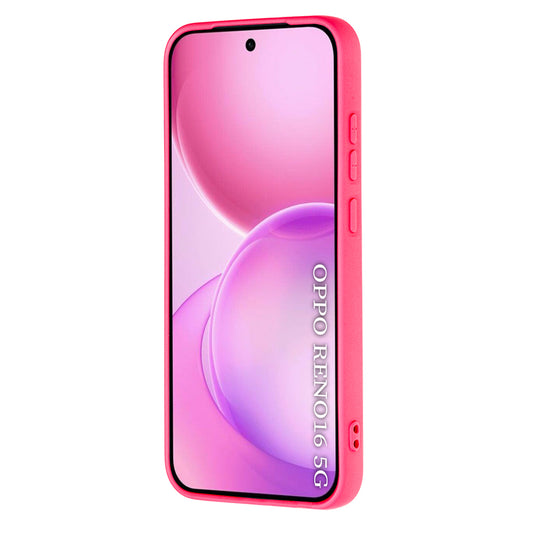 Husa pentru Oppo Reno16, Techsuit, SoftFlex, Roz Inchis