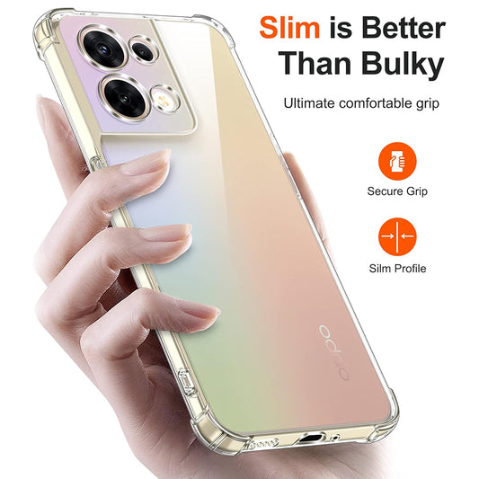 Husa pentru Oppo Reno8, Techsuit, Shockproof Clear, Transparenta
