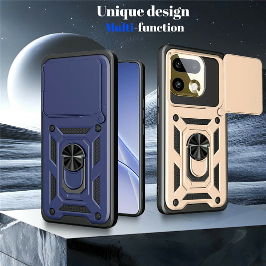 Husa pentru Realme 16 Pro+, Techsuit, CamShield, Albastra