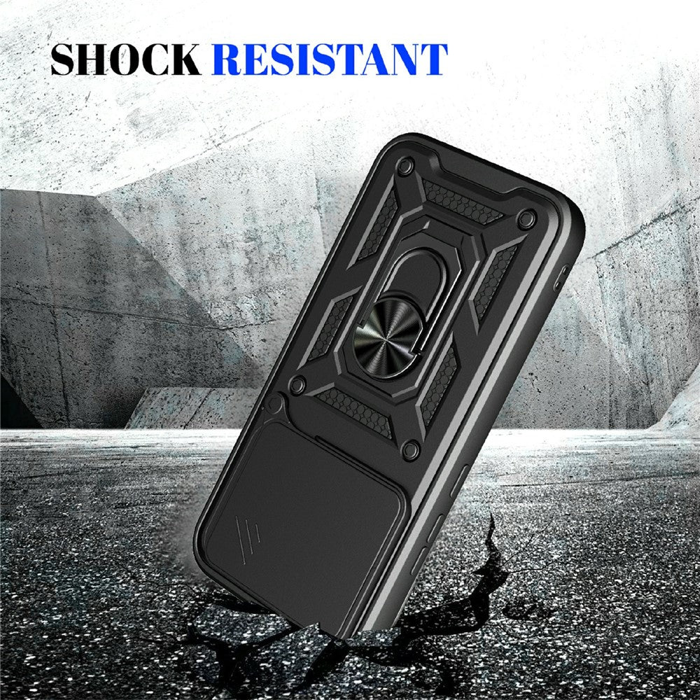 Husa pentru Realme 16 Pro+, Techsuit, CamShield, Neagra
