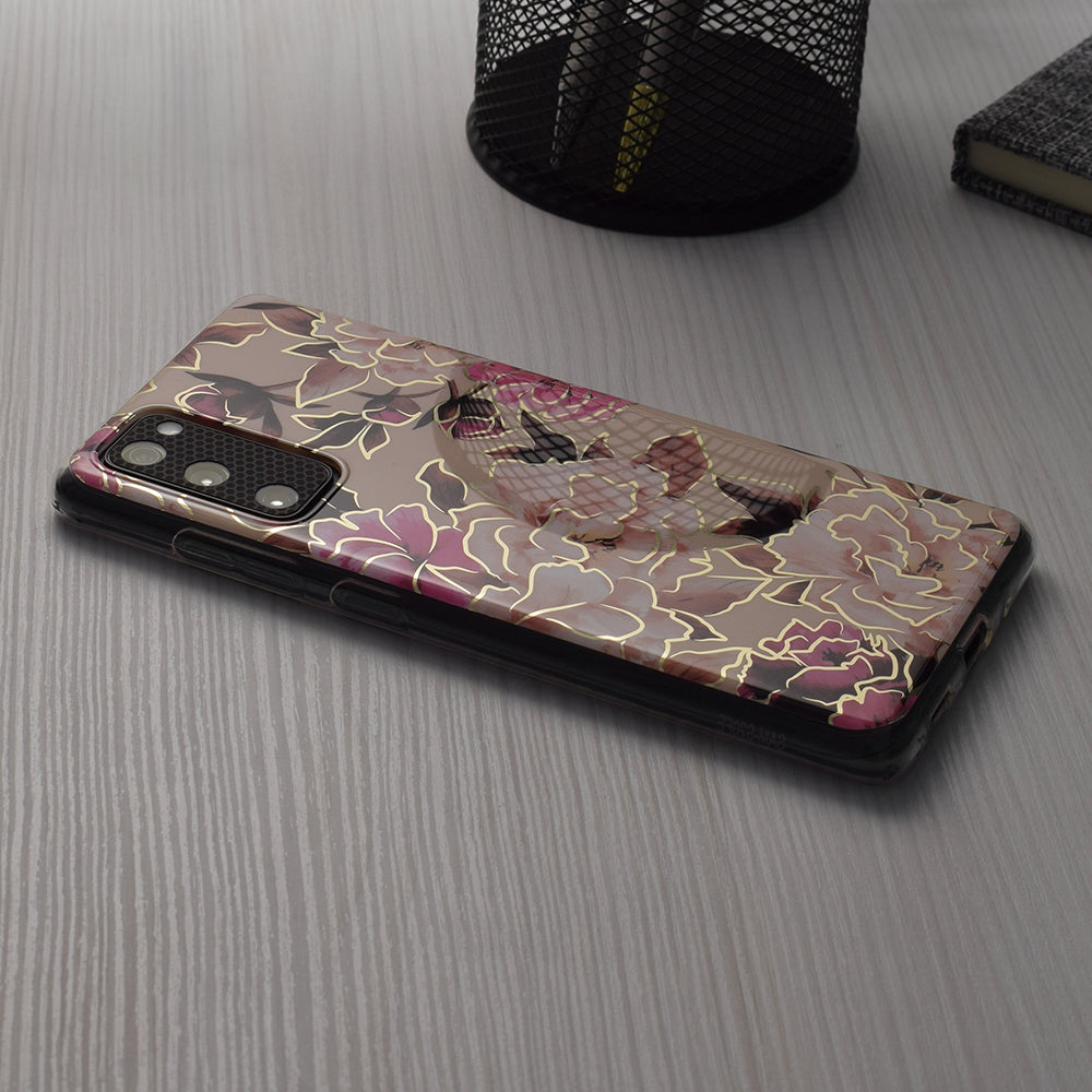 Husa pentru Realme C21Y / C25Y, Techsuit, Marble, Bej