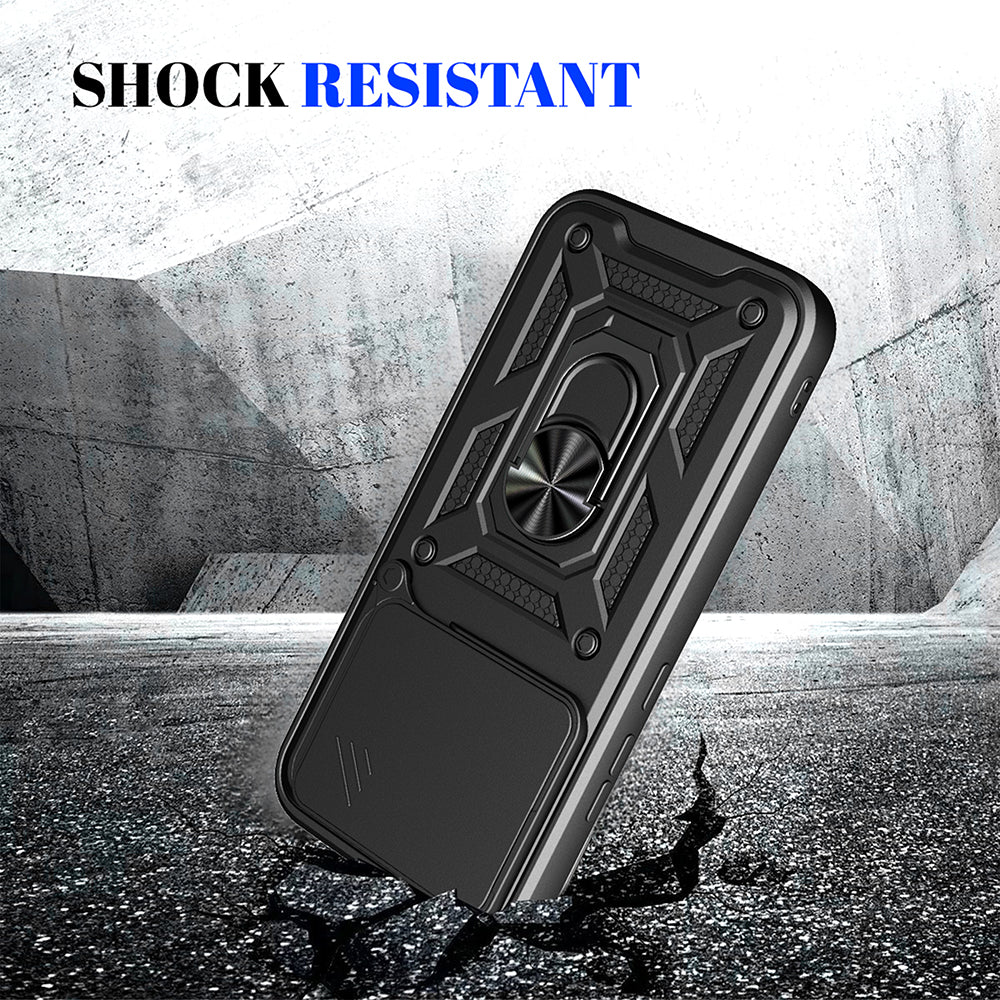 Husa pentru Realme GT 8 Pro, Techsuit, CamShield (Round Camera Cutout), Albastra