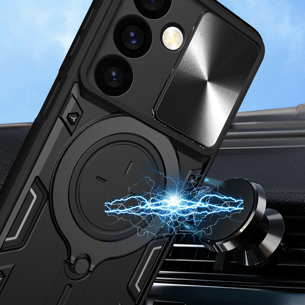 Husa pentru Realme Note 70T, Techsuit, CamGuard Pro, Neagra