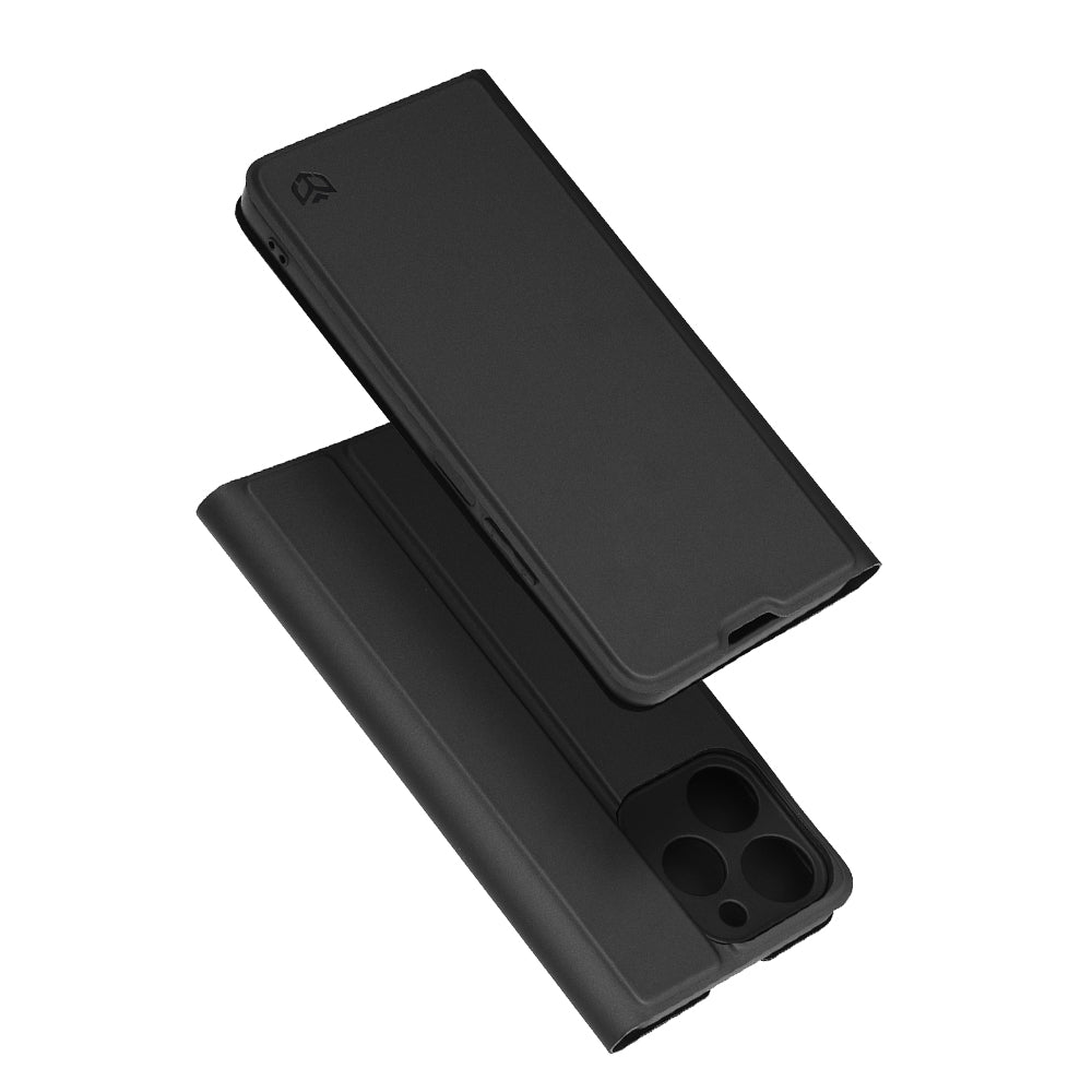 Husa pentru Realme Note 70T, Techsuit, Magskin Book, Neagra