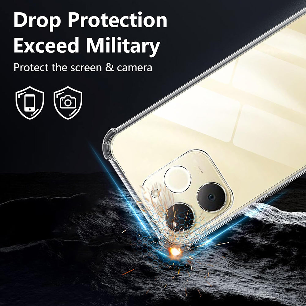 Husa pentru Realme Note 70T, Techsuit, Shockproof Clear, Transparenta