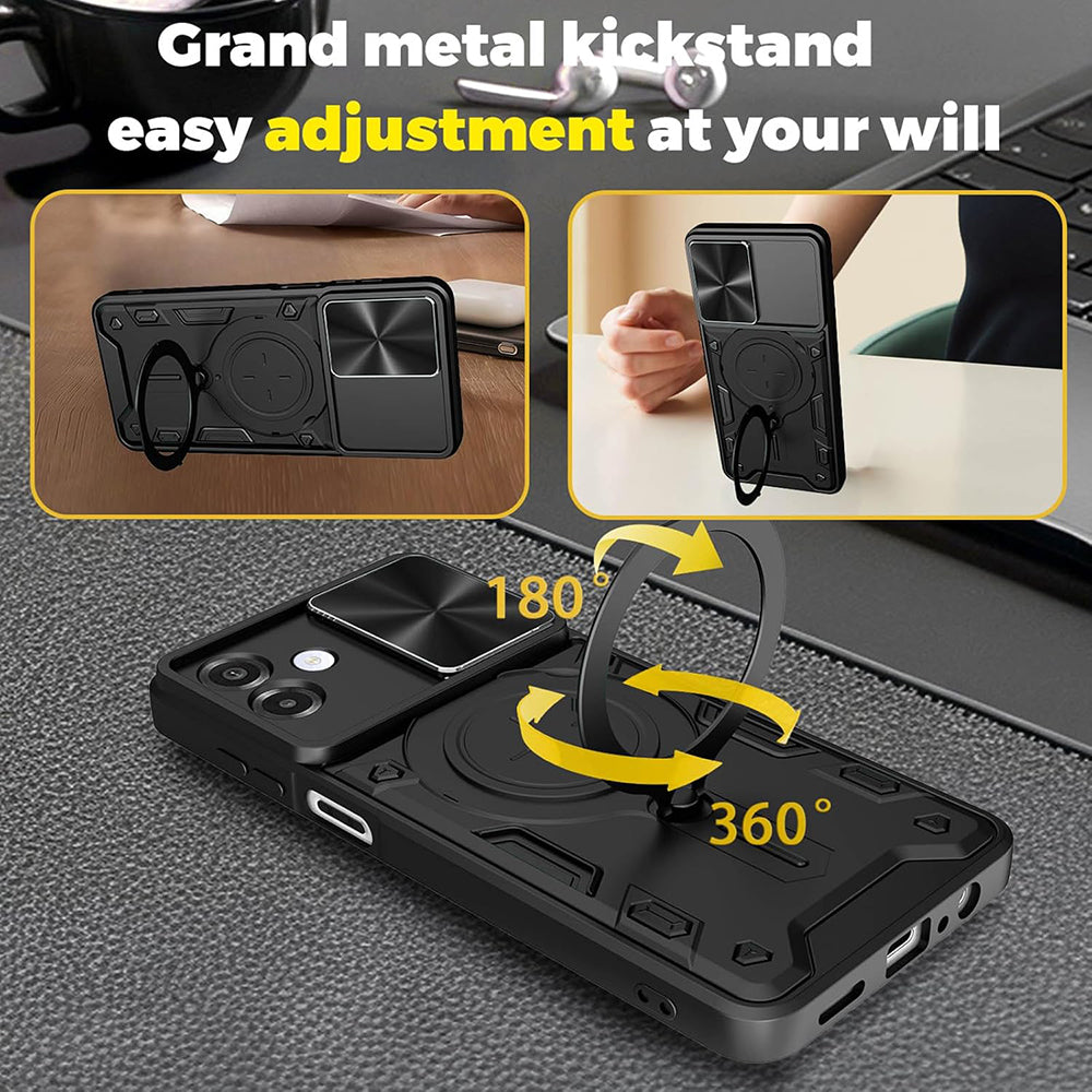 Husa pentru Samsung Galaxy A07 4G A075, Techsuit, CamGuard Pro, Mov