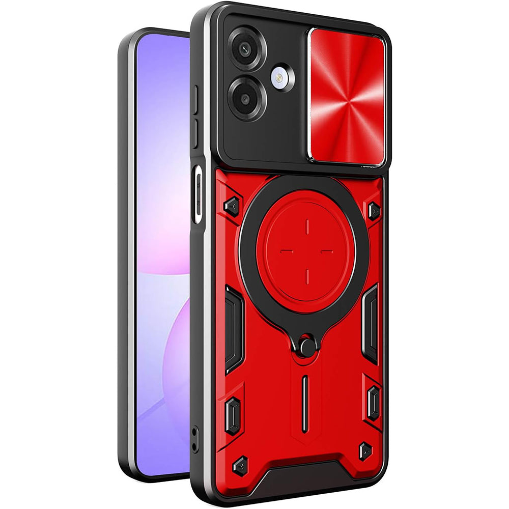 Husa pentru Samsung Galaxy A07 4G A075, Techsuit, CamGuard Pro, Rosie
