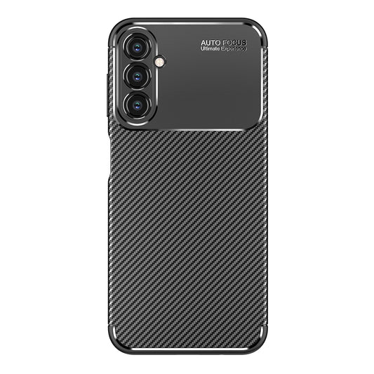 Husa pentru Samsung Galaxy A14 A145 / A14 5G A146, Techsuit, CarbonFiber, Neagra