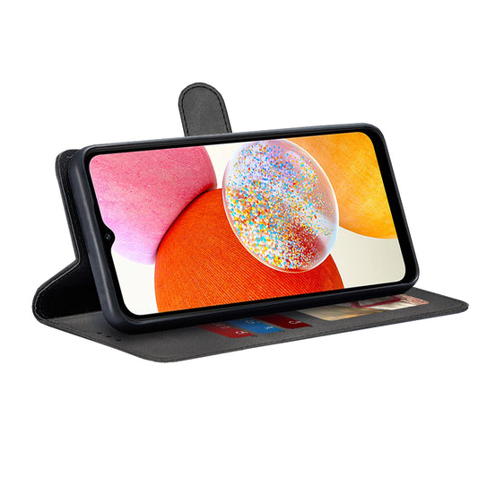 Husa pentru Samsung Galaxy A14 A145 / A14 5G A146, Techsuit, Diary Book, Neagra