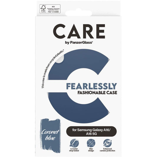 Husa pentru Samsung Galaxy A16 5G A166 / A16 4G A165, PanzerGlass, Care Fashionable, Albastra