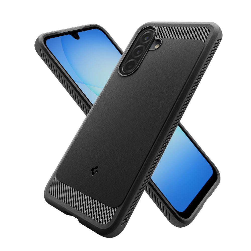Husa pentru Samsung Galaxy A17 4G / A17 5G, Spigen, Rugged Armor, Neagra ACS09844