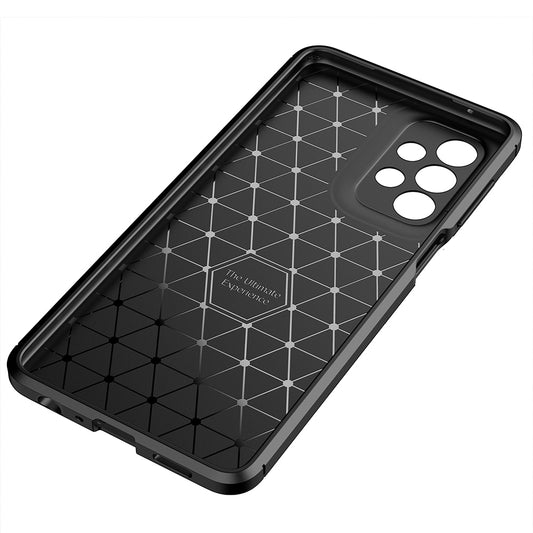 Husa pentru Samsung Galaxy A23 5G A236 / A23 A235, Techsuit, CarbonFiber, Neagra