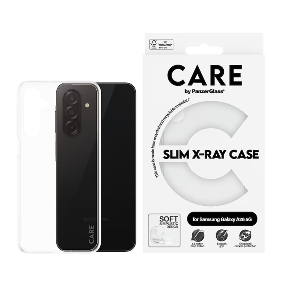 Husa pentru Samsung Galaxy A26 A266, PanzerGlass, Care Fashionable, Transparenta