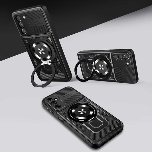 Husa pentru Samsung Galaxy A27 5G, Techsuit, RuggedCam, Neagra