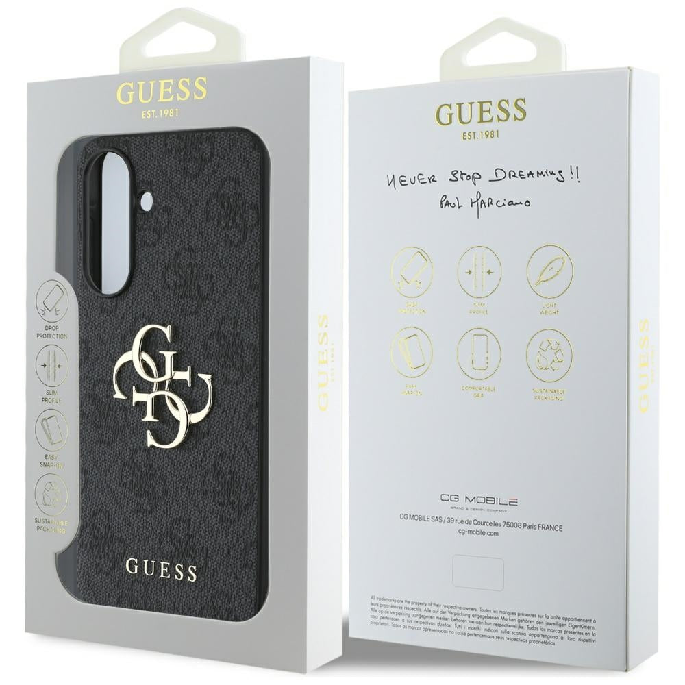 Husa pentru Samsung Galaxy A36 A366, Guess, 4G Big Logo, Neagra