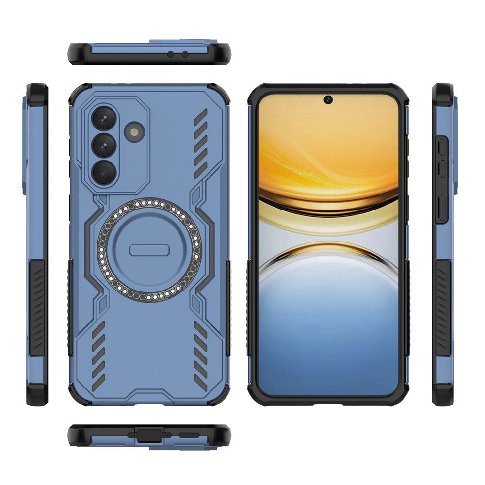 Husa MagSafe pentru Samsung Galaxy A37 5G, Techsuit, ArmorMag, Albastra