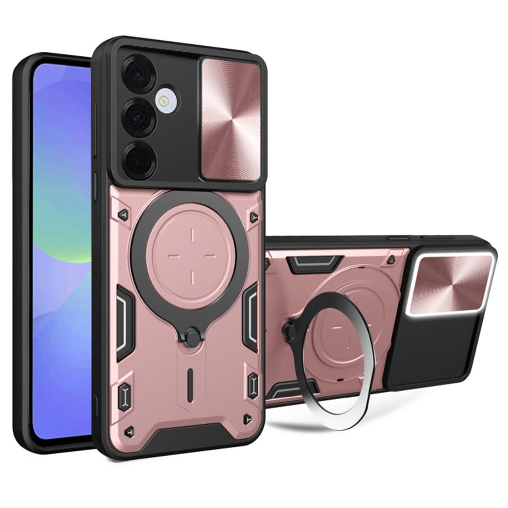 Husa pentru Samsung Galaxy A37 5G, Techsuit, CamGuard Pro, Roz Aurie