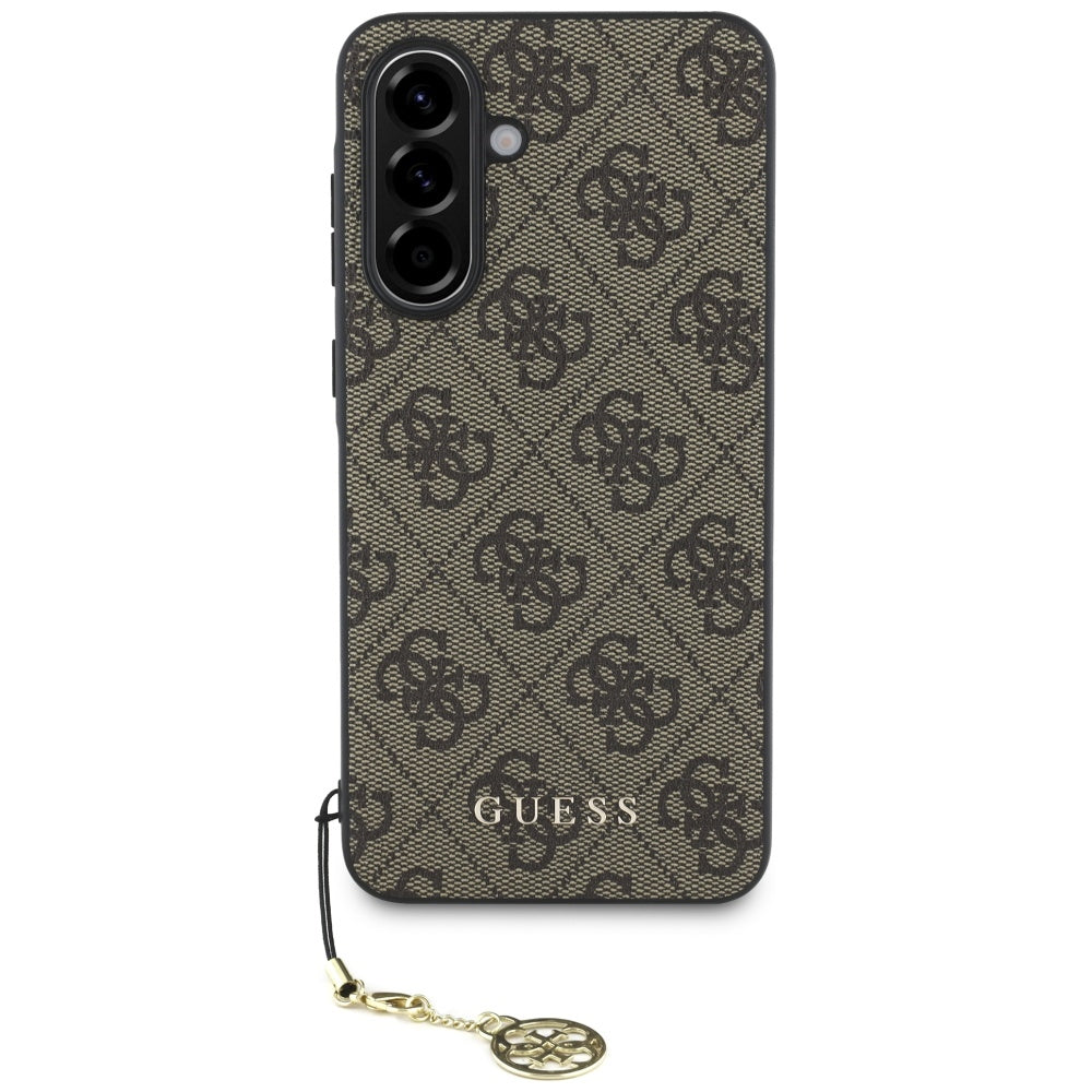 Husa pentru Samsung Galaxy A56 A566, Guess, 4G Charm, Maro